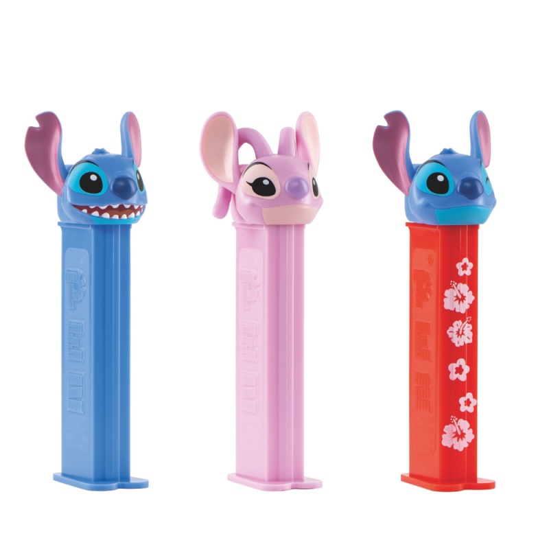 Lilo & Stitch PEZ Dispenser & 2 Sweets Candy Packs 17g